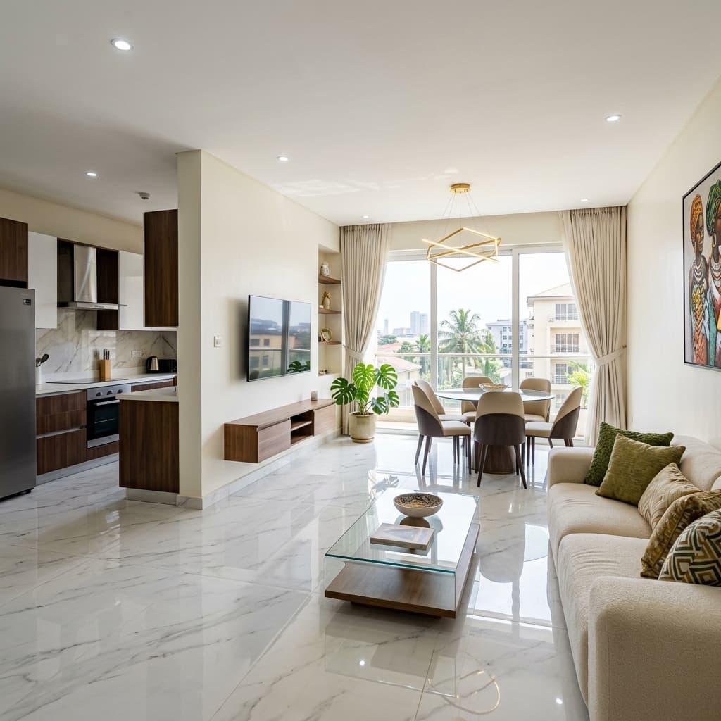 Immaculate living space visual